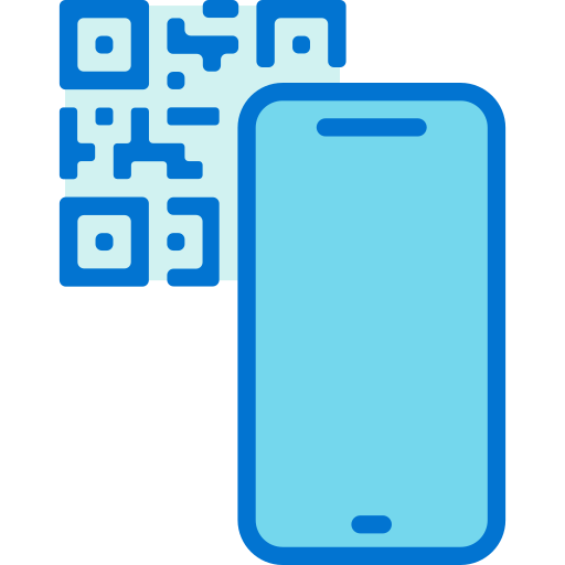 qr 코드 스캔 Generic Blue icon