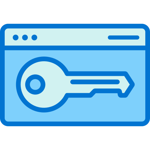 열쇠 Generic Blue icon