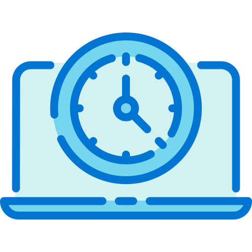 시계 시간 Generic Blue icon