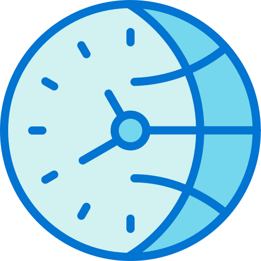 Часовой пояс Generic Blue иконка