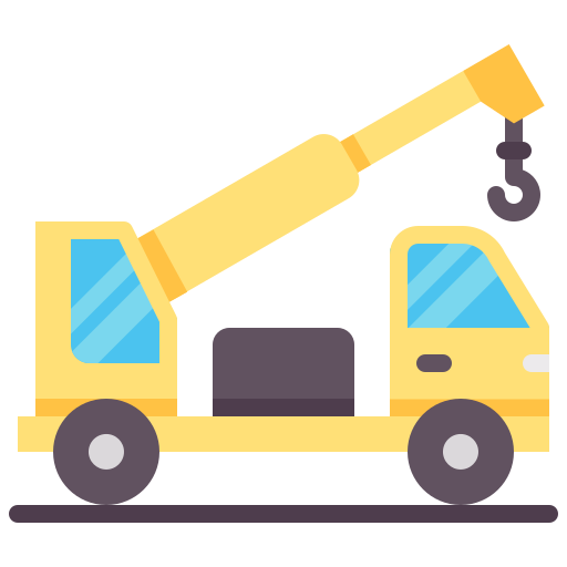 Crane truck Generic Flat icon