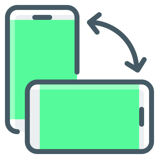 Screen rotate Generic Outline Color icon