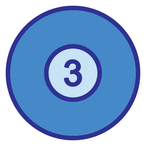Billiard ball Generic Blue icon