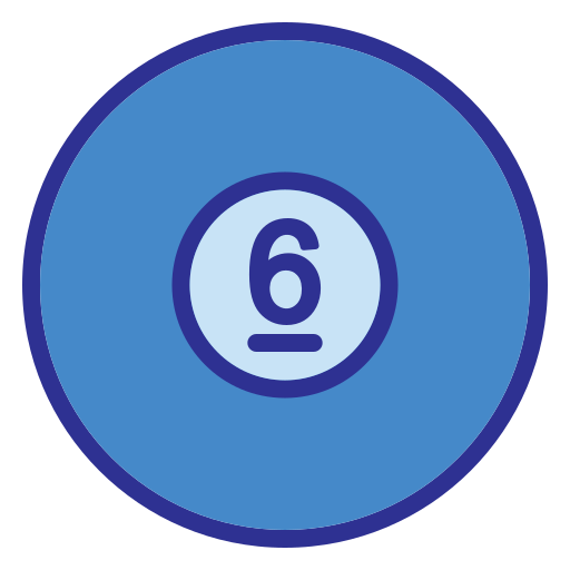 billiard ball Generic Blue icon