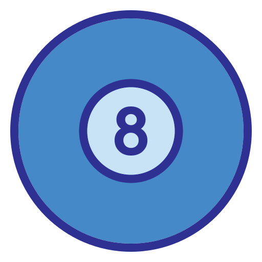 ビリヤードボール Generic Blue icon