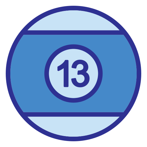billiard ball Generic Blue icon