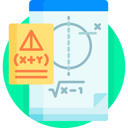 Maths Detailed Flat Circular Flat icon