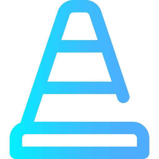 Cone Super Basic Omission Gradient icon