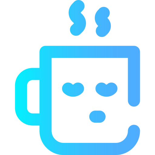 커피 컵 Super Basic Omission Gradient icon