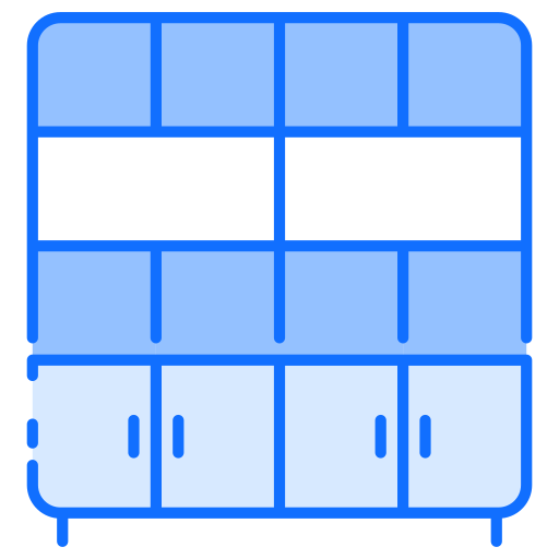 Shelving Generic Blue icon