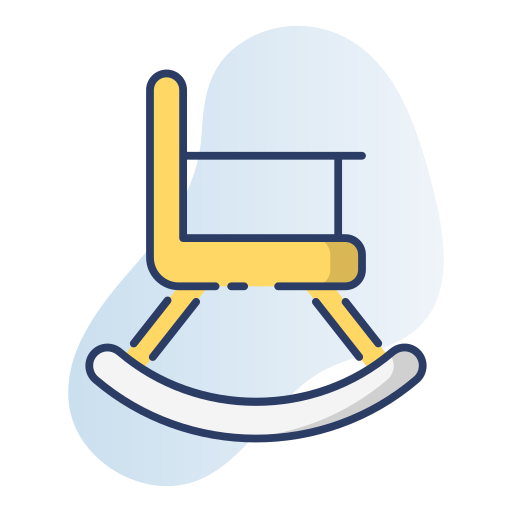 Rocking chair Generic Rounded Shapes icon
