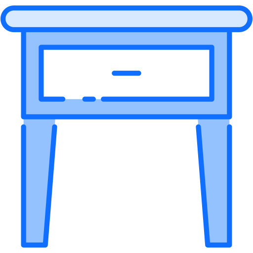 ベッドサイドテーブル Generic Blue icon