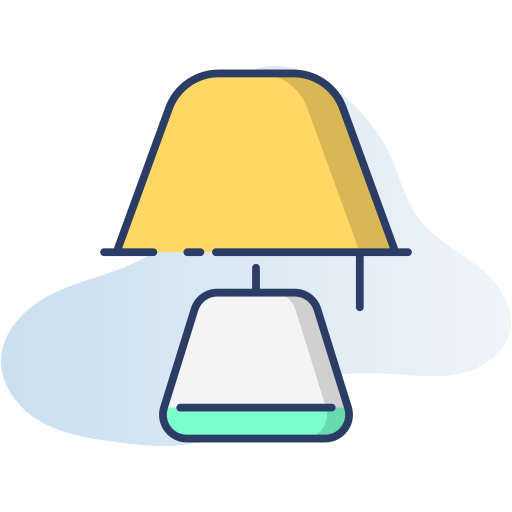 Table lamp Generic Rounded Shapes icon