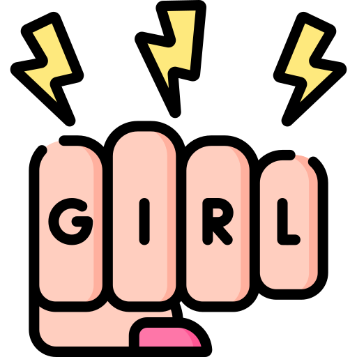 Girl power Special Lineal color icon