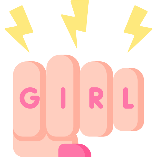 女の子のパワー Special Flat icon