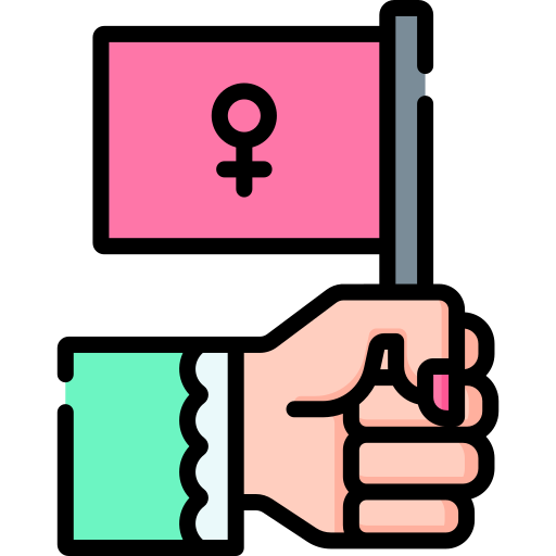Феминизм Special Lineal color иконка