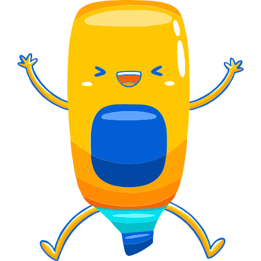 lápiz de color Generic Sticker Color Fill icono