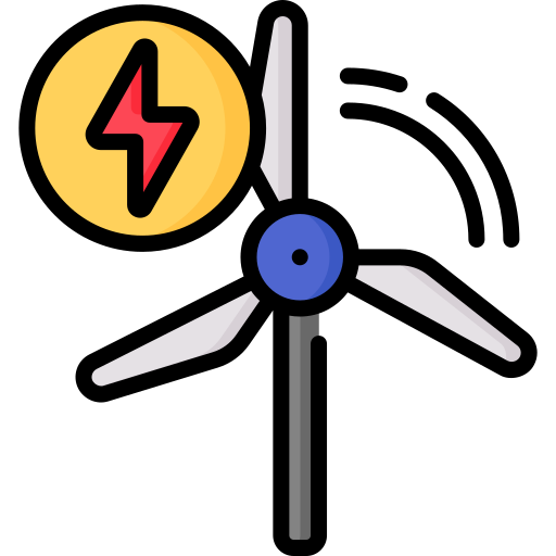 energia wiatrowa Special Lineal color ikona