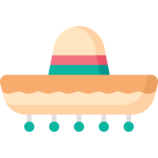 meksykański kapelusz Special Flat ikona