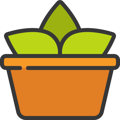 Plant pot Juicy Fish Soft-fill icon