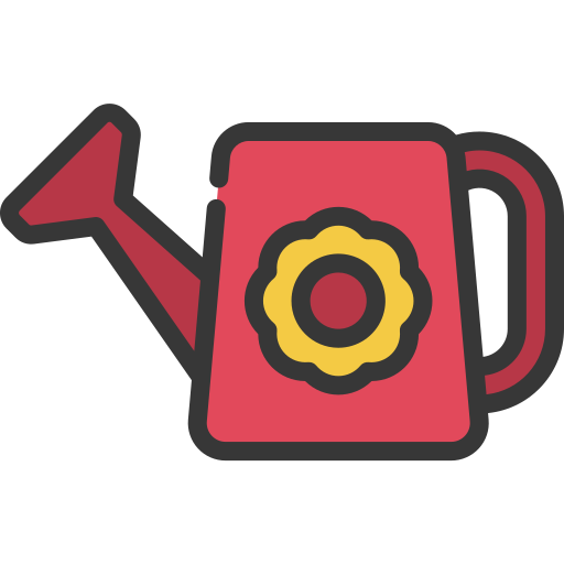 Watering can Juicy Fish Soft-fill icon