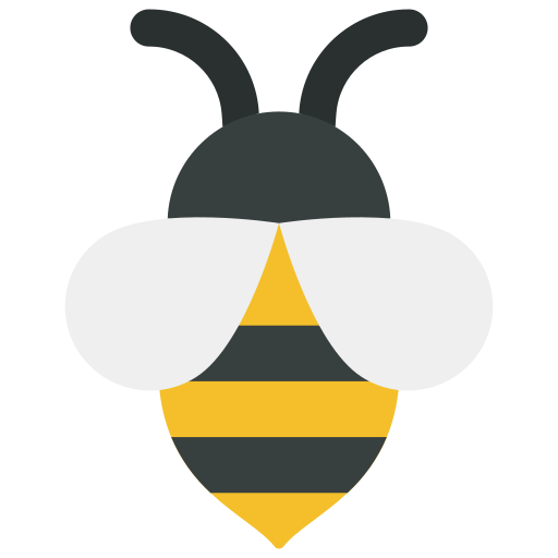 Bumblebee Juicy Fish Flat icon