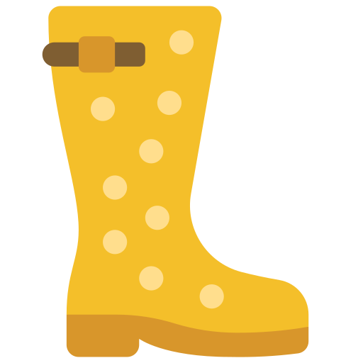 Wellington boots Juicy Fish Flat icon