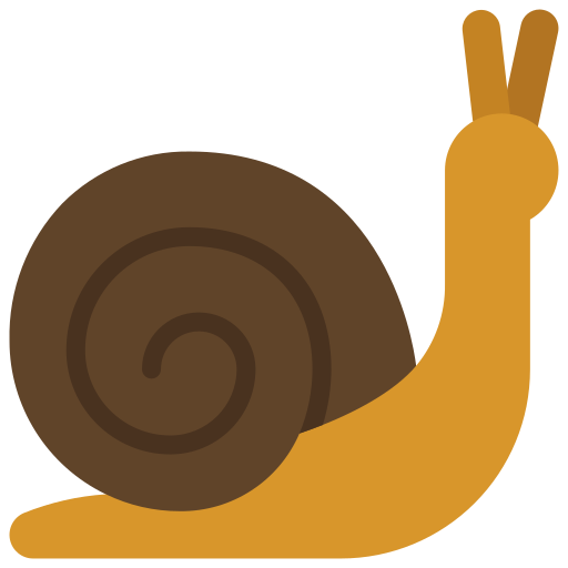 Snail Juicy Fish Flat icon