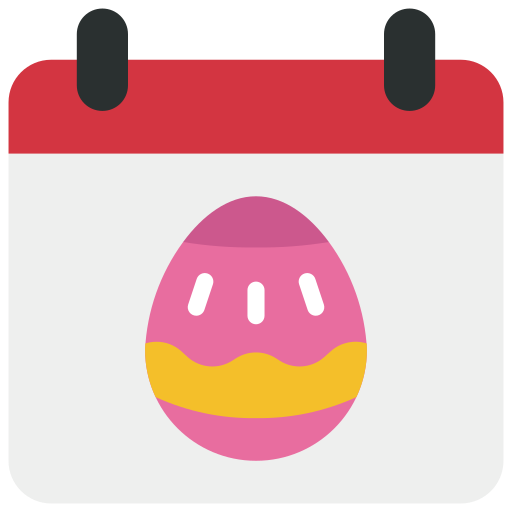 Easter day Juicy Fish Flat icon