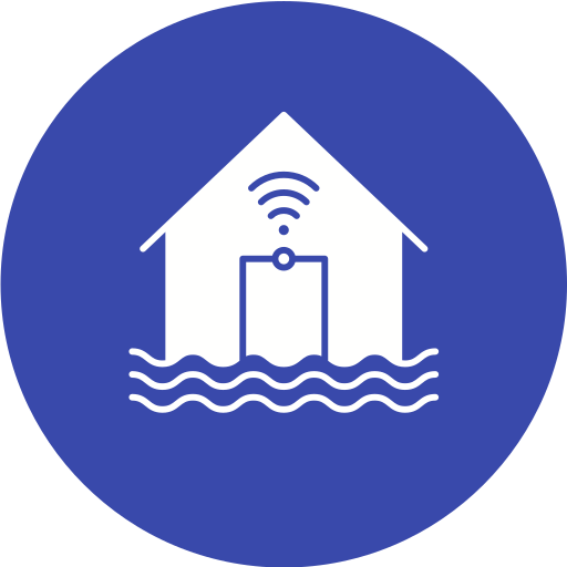 sensor de inundación Generic Circular icono