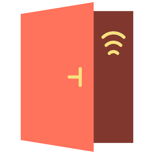 inteligentne drzwi Generic Flat ikona