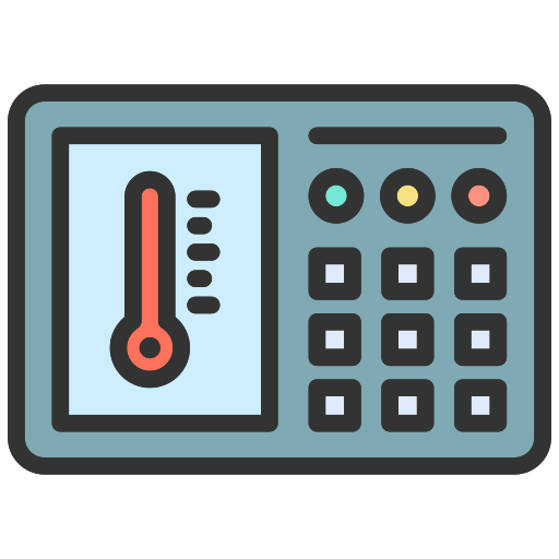 termostato Generic Outline Color icona