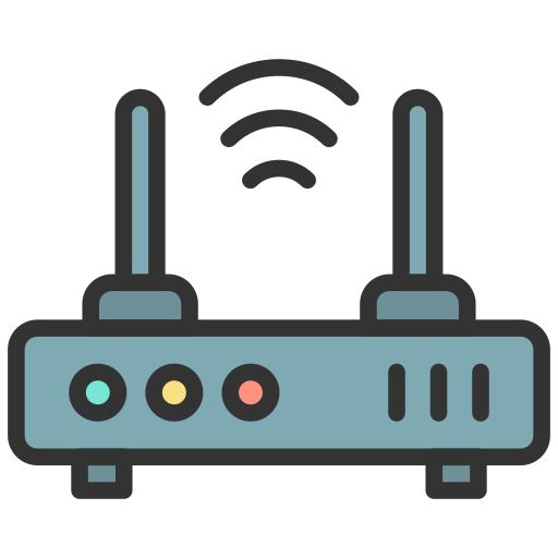 router wifi Generic Outline Color icona