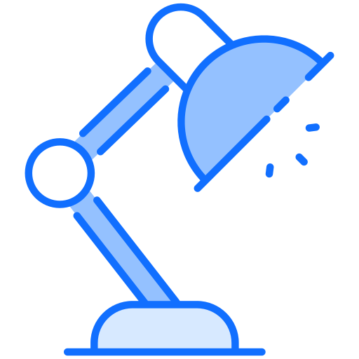lámpara de mesa Generic Blue icono