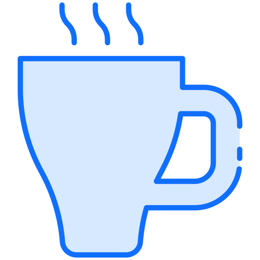 xícara de chá Generic Blue Ícone