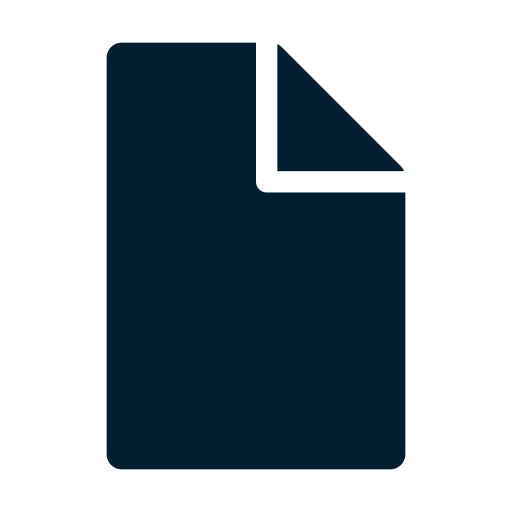 새로운 파일 Generic Glyph icon