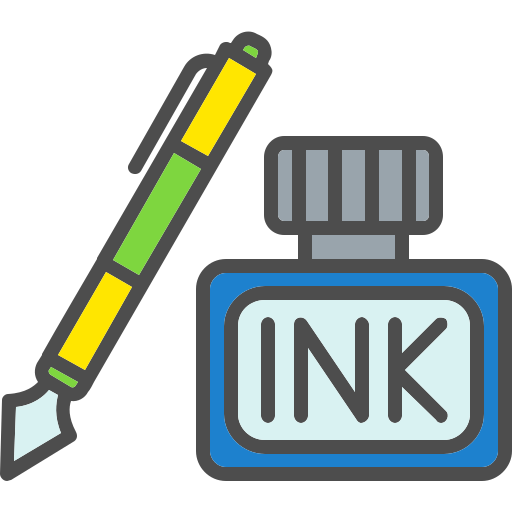 잉크 Generic Outline Color icon