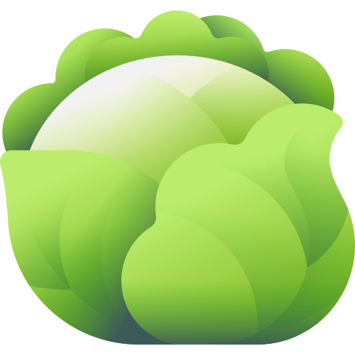 양배추 3D Color icon