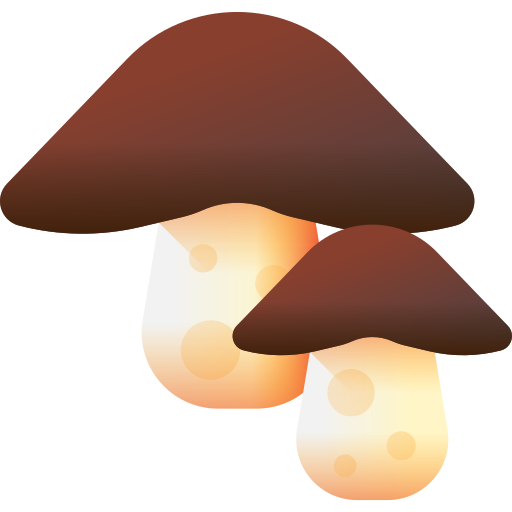 버섯 3D Color icon
