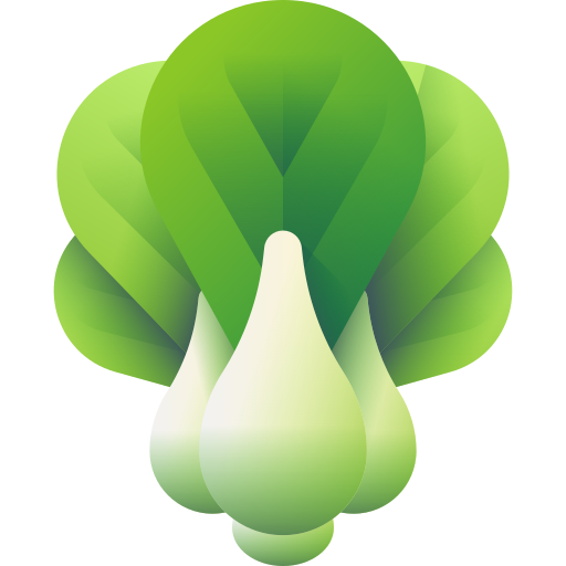 チンゲン菜 3D Color icon