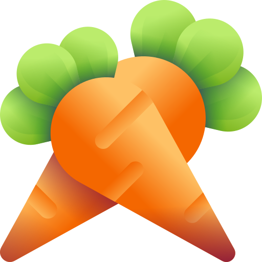 Carrot 3D Color icon