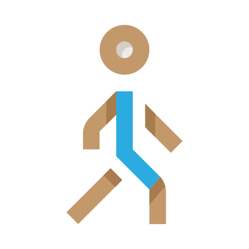 Walking man edt.im Lineal color icon