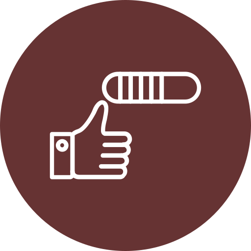 revisión positiva Generic Circular icono
