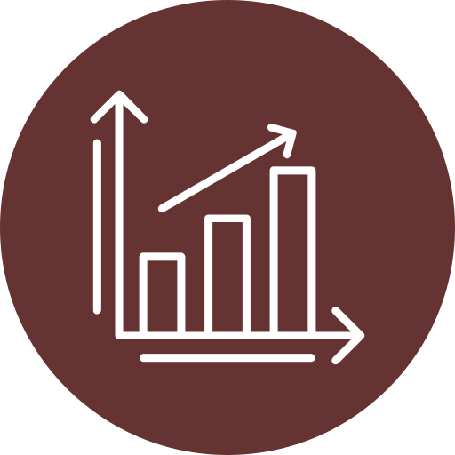 grafico a barre Generic Circular icona