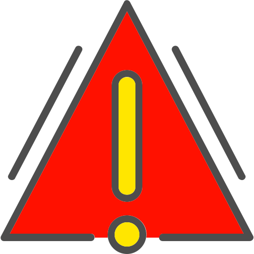 Danger Generic Outline Color icon