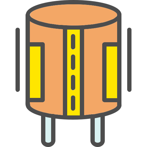 condensatore Generic Outline Color icona