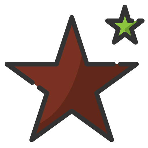 Звезда Generic Outline Color иконка