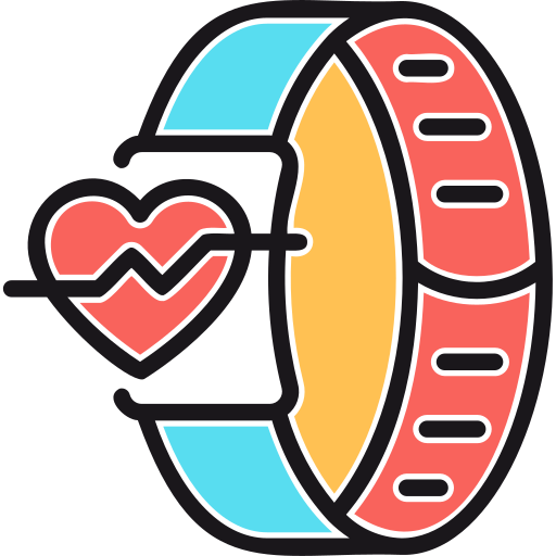 fitness-tracker Generic Color Omission icon