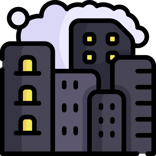 City Kawaii Lineal color icon