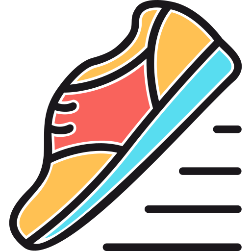 Sport shoe Generic Color Omission icon